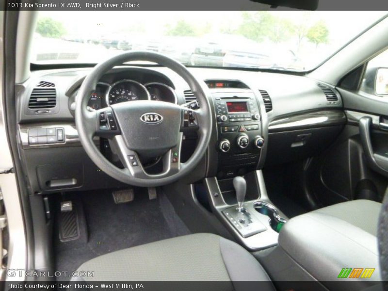 Bright Silver / Black 2013 Kia Sorento LX AWD
