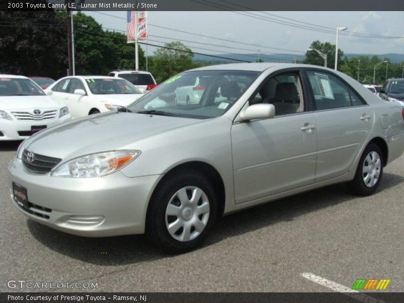 Lunar Mist Metallic / Stone 2003 Toyota Camry LE