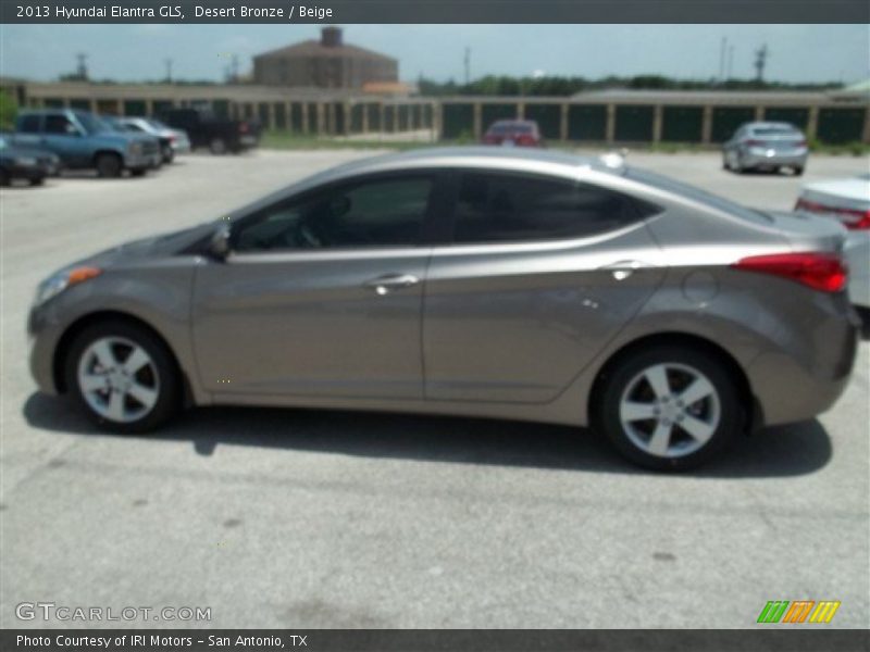 Desert Bronze / Beige 2013 Hyundai Elantra GLS