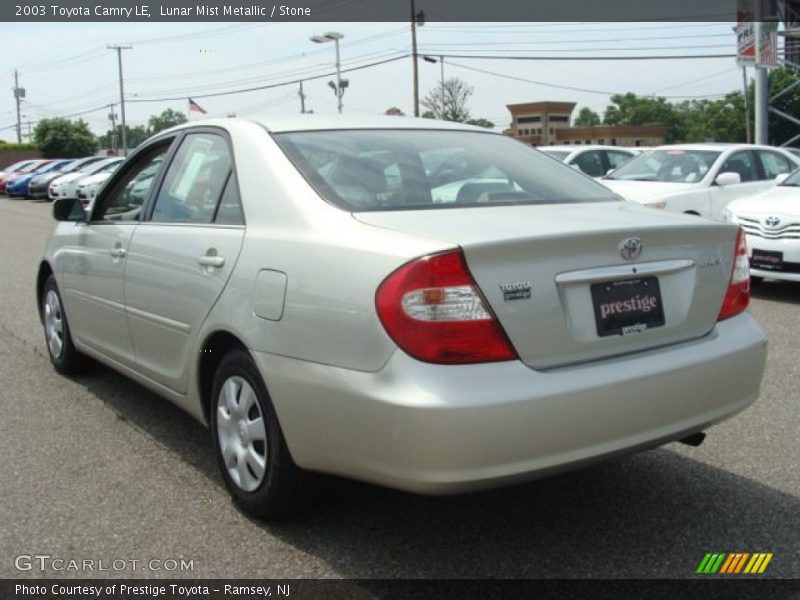 Lunar Mist Metallic / Stone 2003 Toyota Camry LE