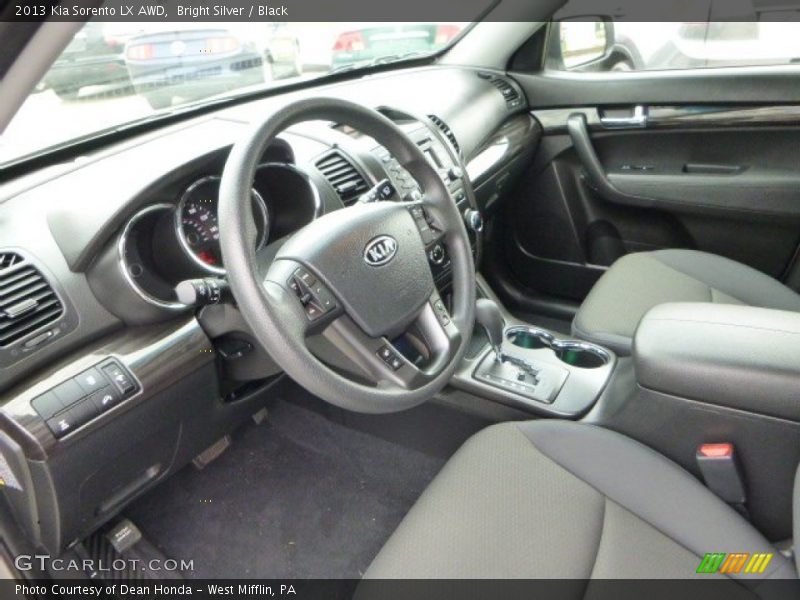Bright Silver / Black 2013 Kia Sorento LX AWD