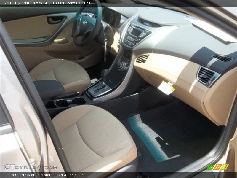 Desert Bronze / Beige 2013 Hyundai Elantra GLS