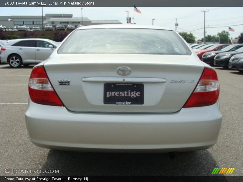 Lunar Mist Metallic / Stone 2003 Toyota Camry LE