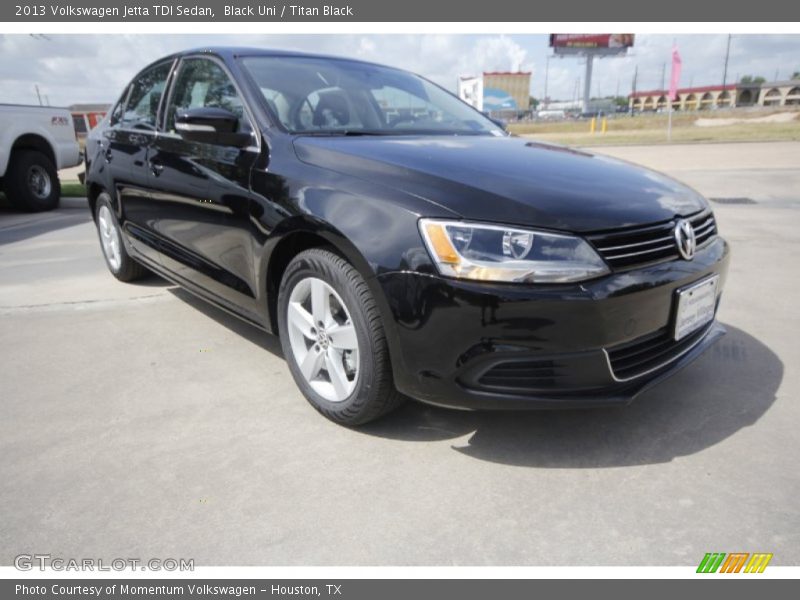 Black Uni / Titan Black 2013 Volkswagen Jetta TDI Sedan
