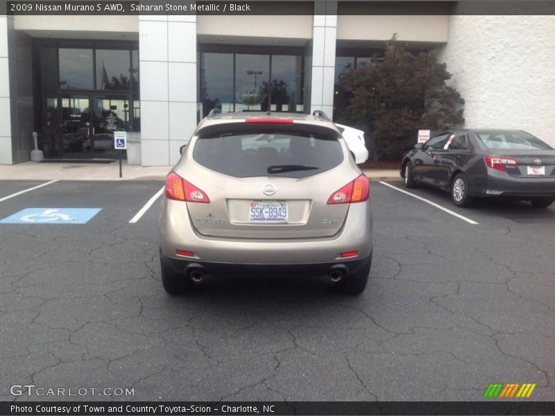 Saharan Stone Metallic / Black 2009 Nissan Murano S AWD
