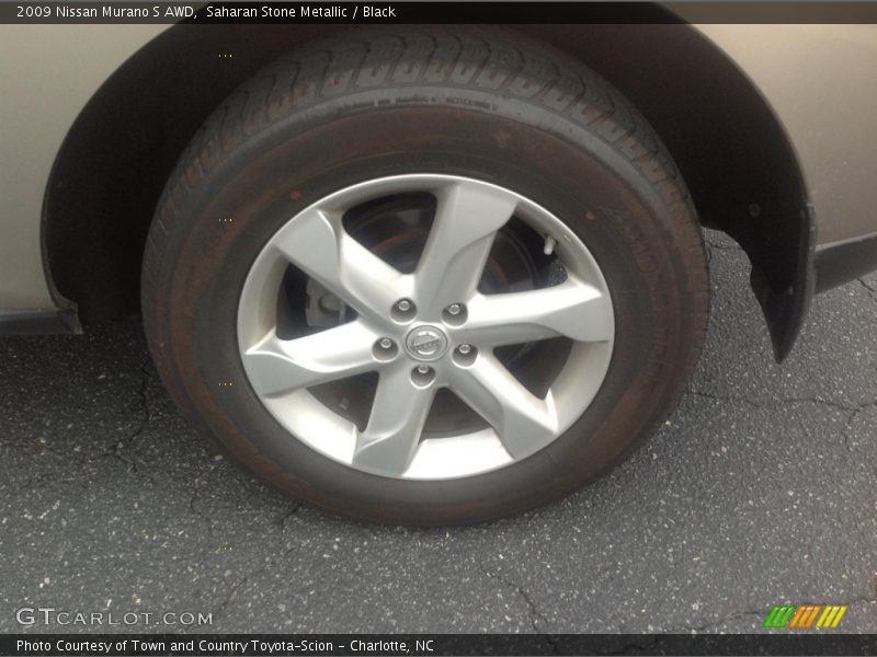 Saharan Stone Metallic / Black 2009 Nissan Murano S AWD