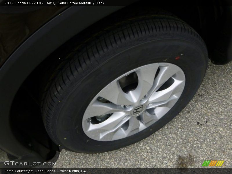 Kona Coffee Metallic / Black 2013 Honda CR-V EX-L AWD