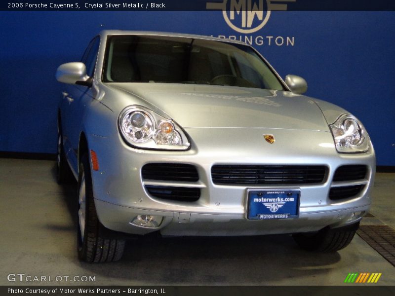Crystal Silver Metallic / Black 2006 Porsche Cayenne S