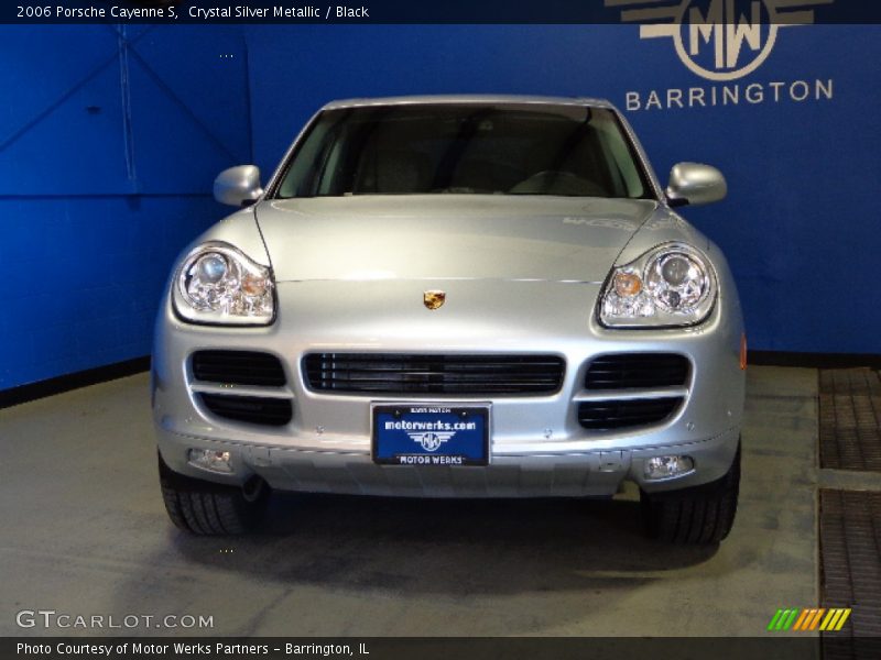 Crystal Silver Metallic / Black 2006 Porsche Cayenne S