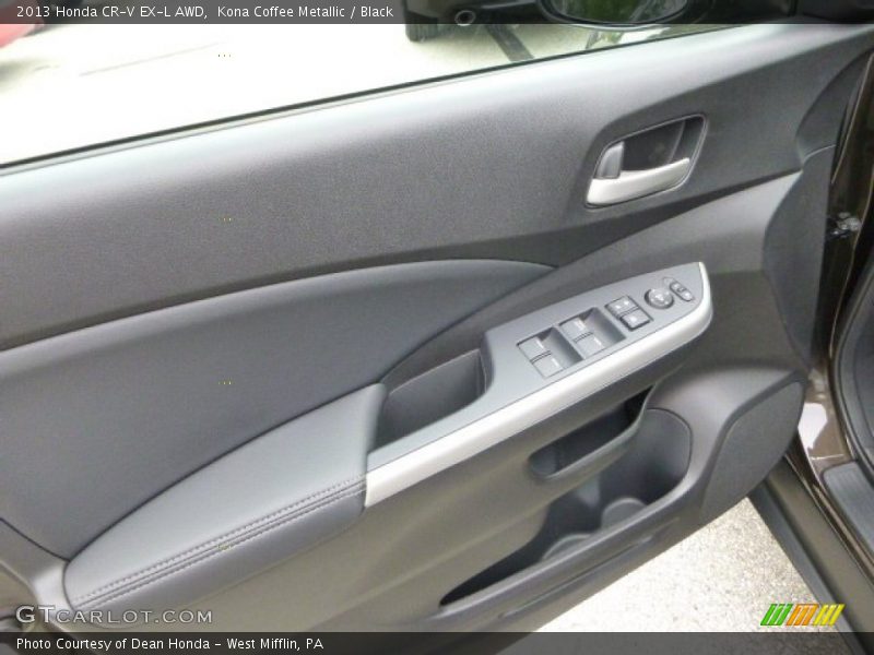 Kona Coffee Metallic / Black 2013 Honda CR-V EX-L AWD