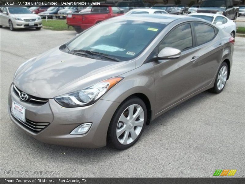 Desert Bronze / Beige 2013 Hyundai Elantra Limited
