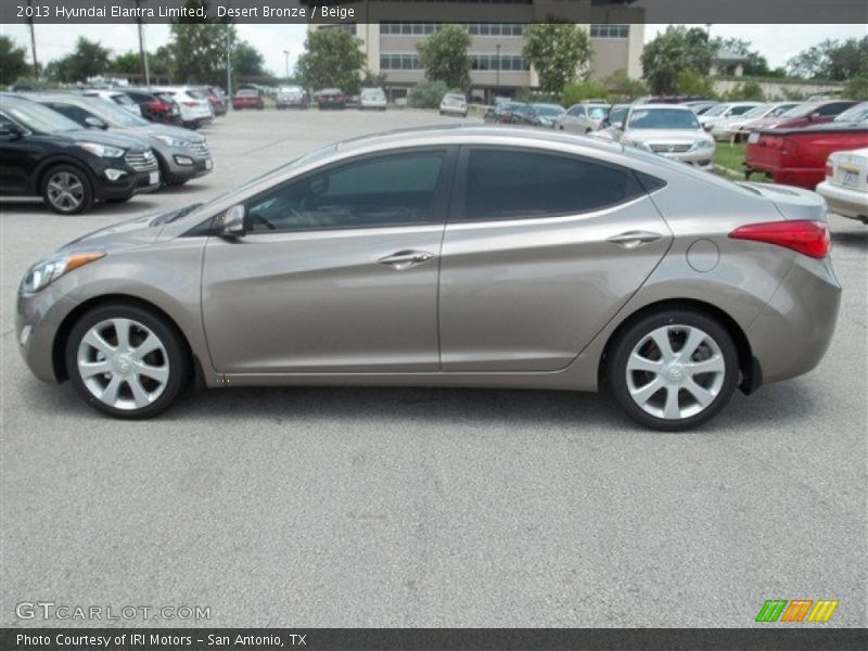 Desert Bronze / Beige 2013 Hyundai Elantra Limited