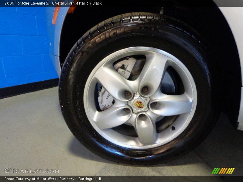 Crystal Silver Metallic / Black 2006 Porsche Cayenne S