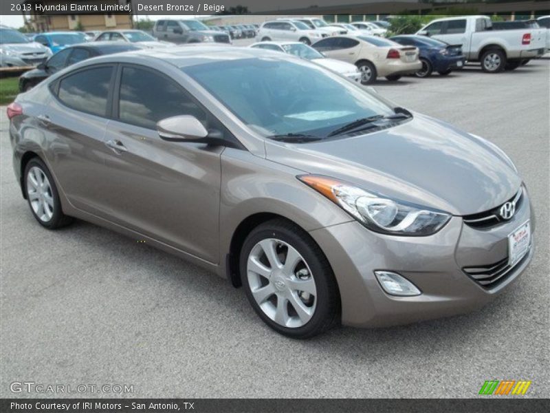 Desert Bronze / Beige 2013 Hyundai Elantra Limited