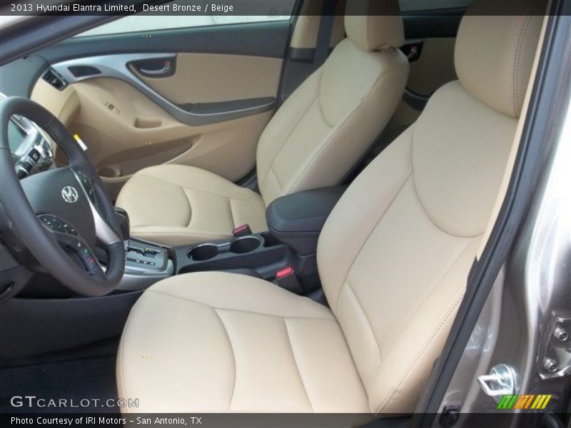 Desert Bronze / Beige 2013 Hyundai Elantra Limited