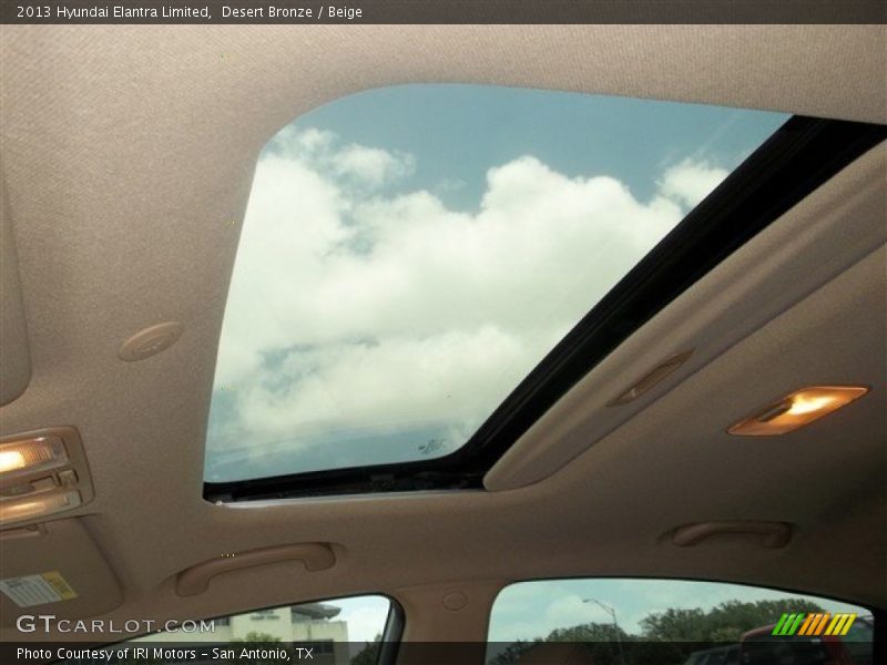 Desert Bronze / Beige 2013 Hyundai Elantra Limited