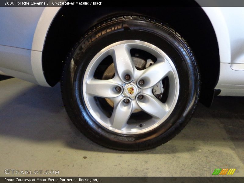 Crystal Silver Metallic / Black 2006 Porsche Cayenne S