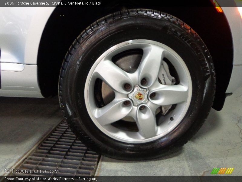 Crystal Silver Metallic / Black 2006 Porsche Cayenne S