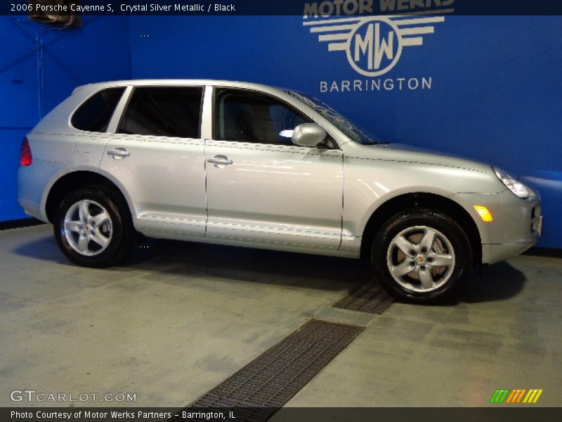 Crystal Silver Metallic / Black 2006 Porsche Cayenne S