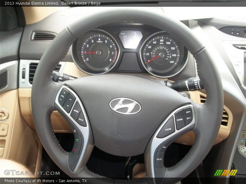 Desert Bronze / Beige 2013 Hyundai Elantra Limited