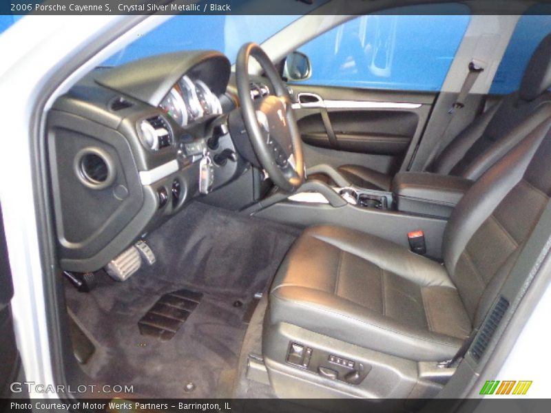 Crystal Silver Metallic / Black 2006 Porsche Cayenne S