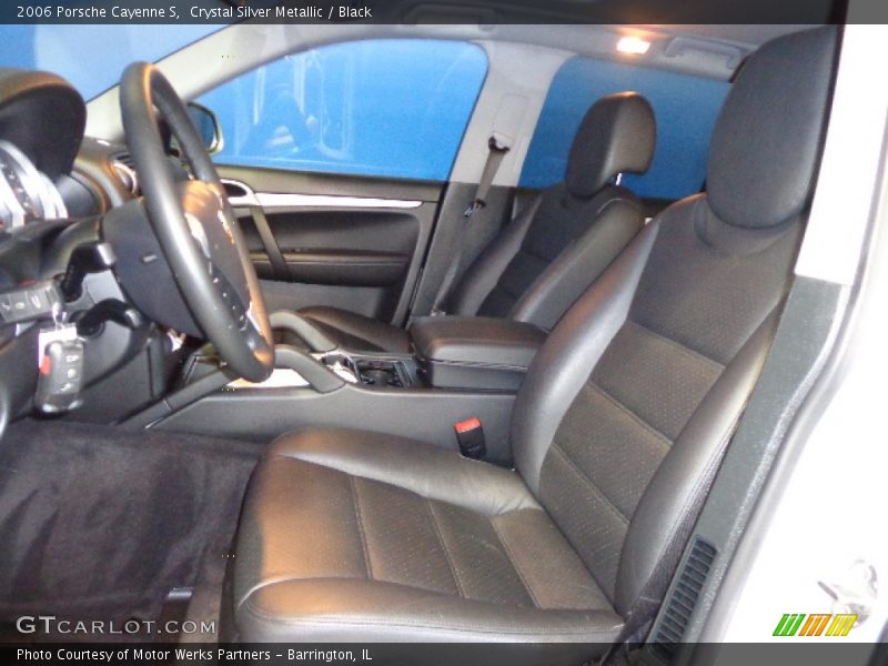 Crystal Silver Metallic / Black 2006 Porsche Cayenne S
