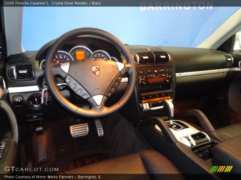 Crystal Silver Metallic / Black 2006 Porsche Cayenne S