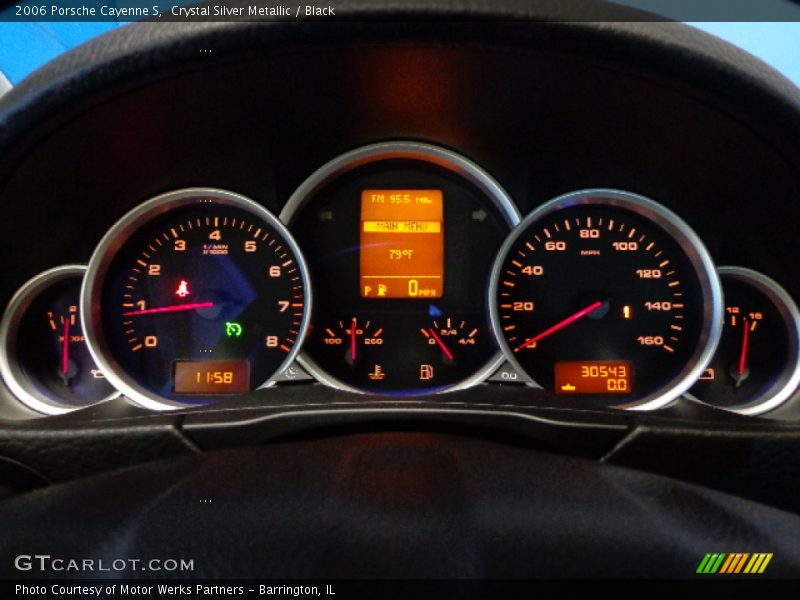 Crystal Silver Metallic / Black 2006 Porsche Cayenne S