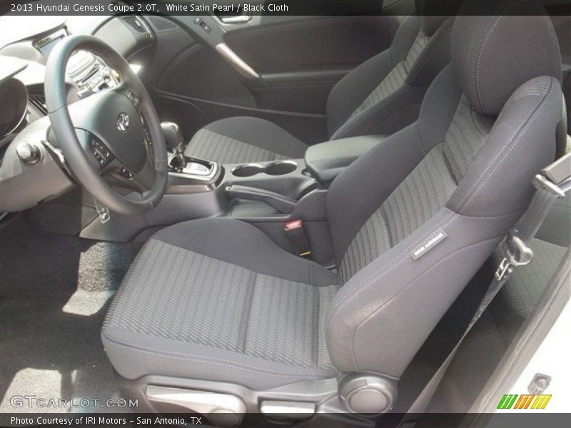 White Satin Pearl / Black Cloth 2013 Hyundai Genesis Coupe 2.0T