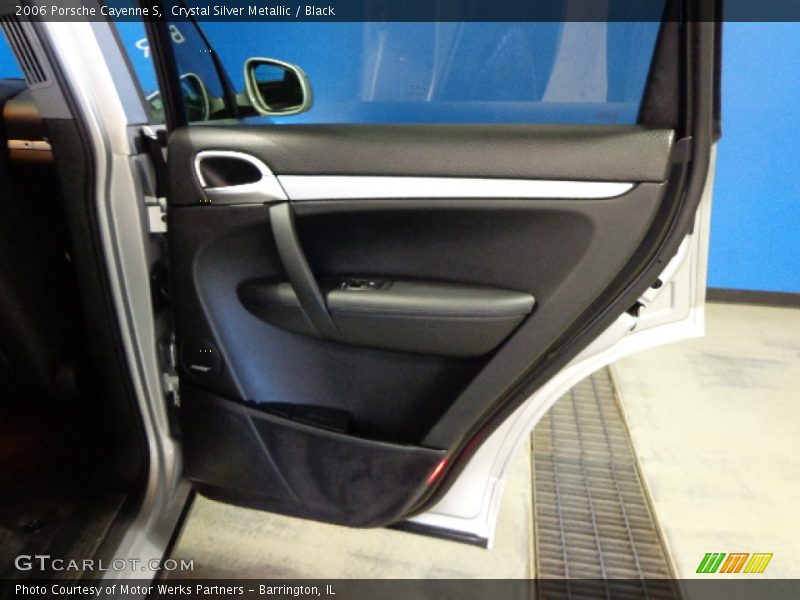 Crystal Silver Metallic / Black 2006 Porsche Cayenne S