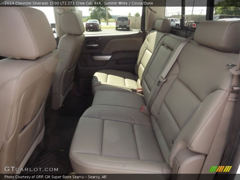 Rear Seat of 2014 Silverado 1500 LTZ Z71 Crew Cab 4x4