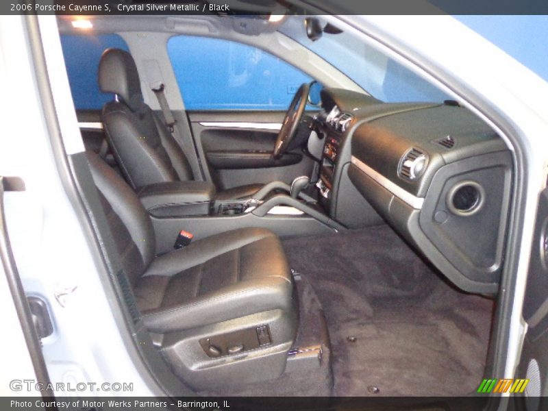 Crystal Silver Metallic / Black 2006 Porsche Cayenne S