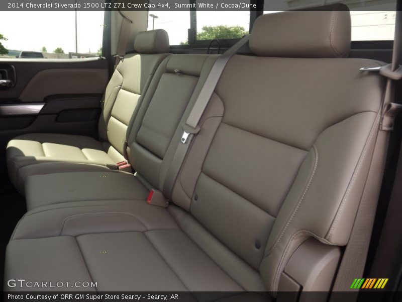 Rear Seat of 2014 Silverado 1500 LTZ Z71 Crew Cab 4x4