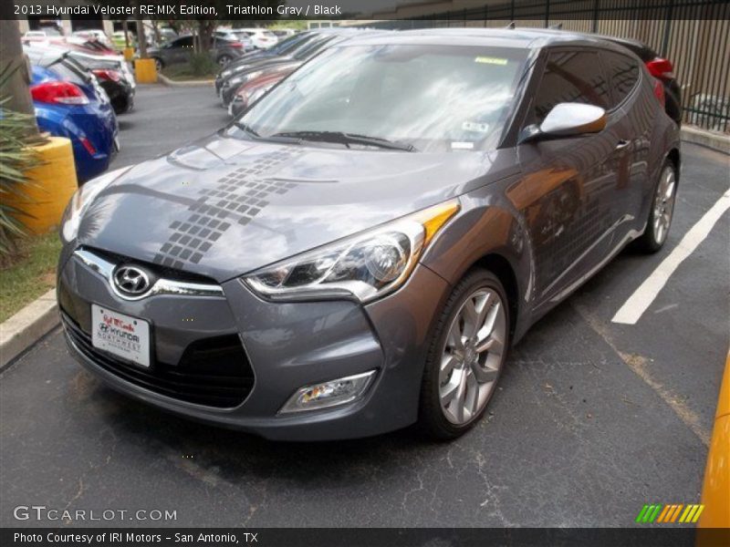 Triathlon Gray / Black 2013 Hyundai Veloster RE:MIX Edition
