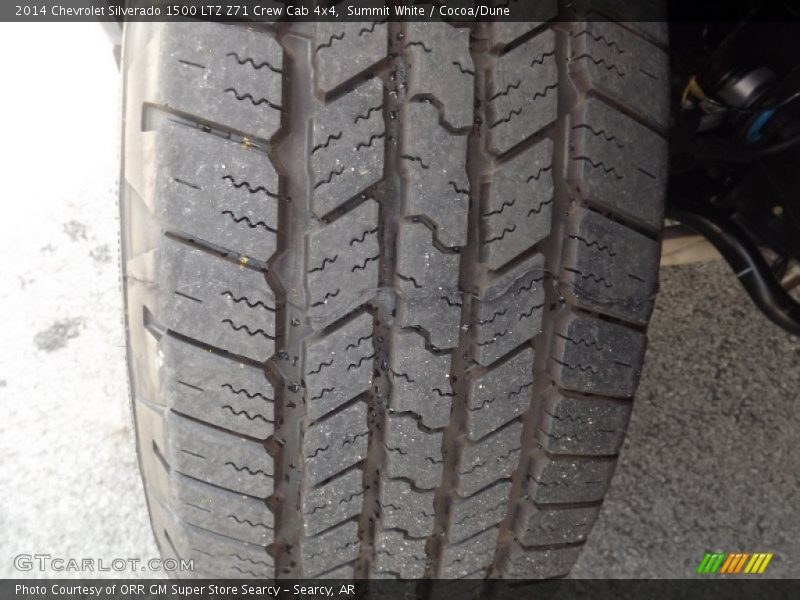 Summit White / Cocoa/Dune 2014 Chevrolet Silverado 1500 LTZ Z71 Crew Cab 4x4