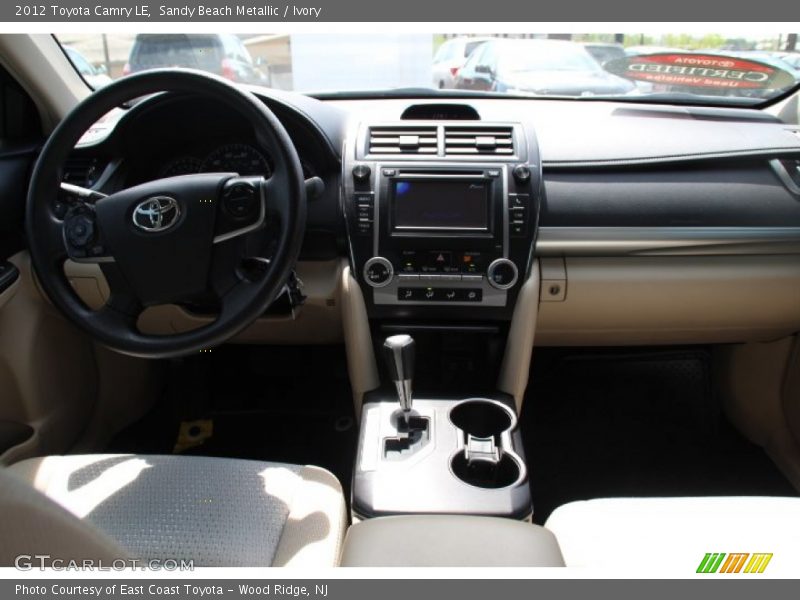 Sandy Beach Metallic / Ivory 2012 Toyota Camry LE