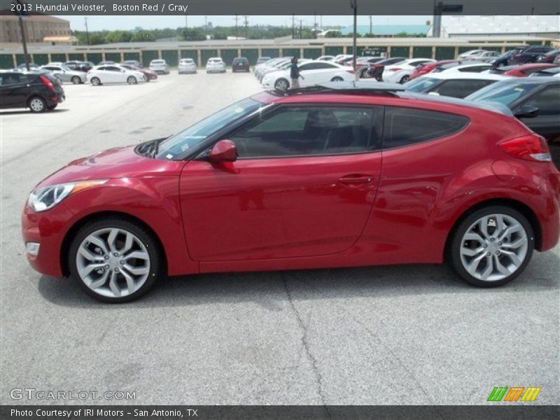 Boston Red / Gray 2013 Hyundai Veloster