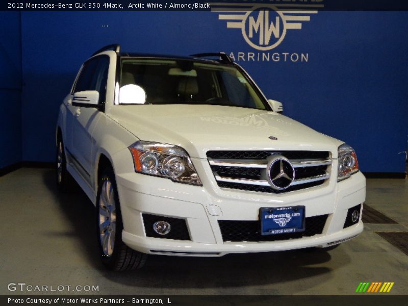 Arctic White / Almond/Black 2012 Mercedes-Benz GLK 350 4Matic