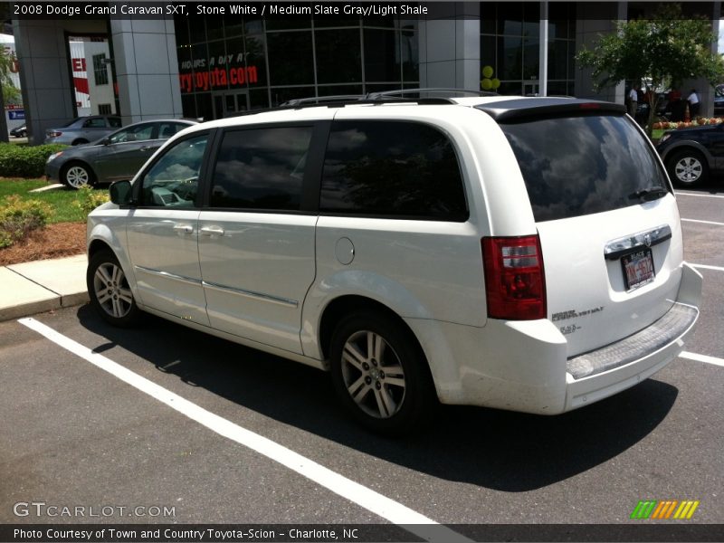 Stone White / Medium Slate Gray/Light Shale 2008 Dodge Grand Caravan SXT