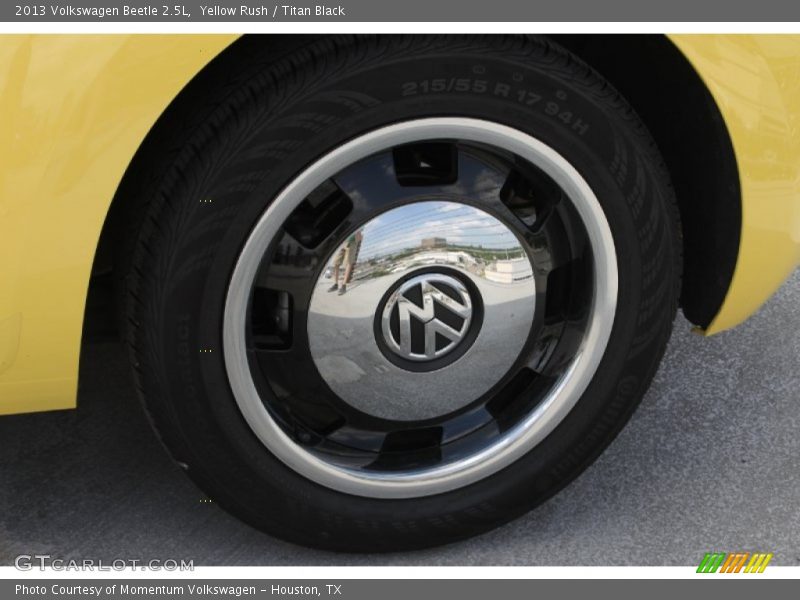 Yellow Rush / Titan Black 2013 Volkswagen Beetle 2.5L