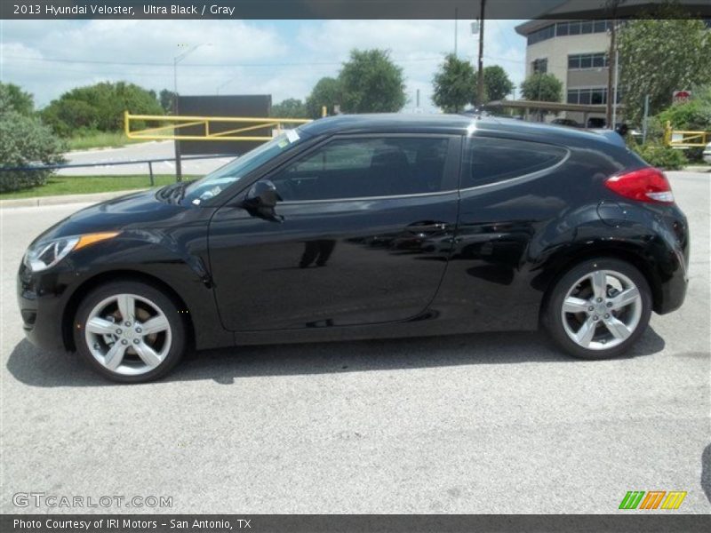 Ultra Black / Gray 2013 Hyundai Veloster