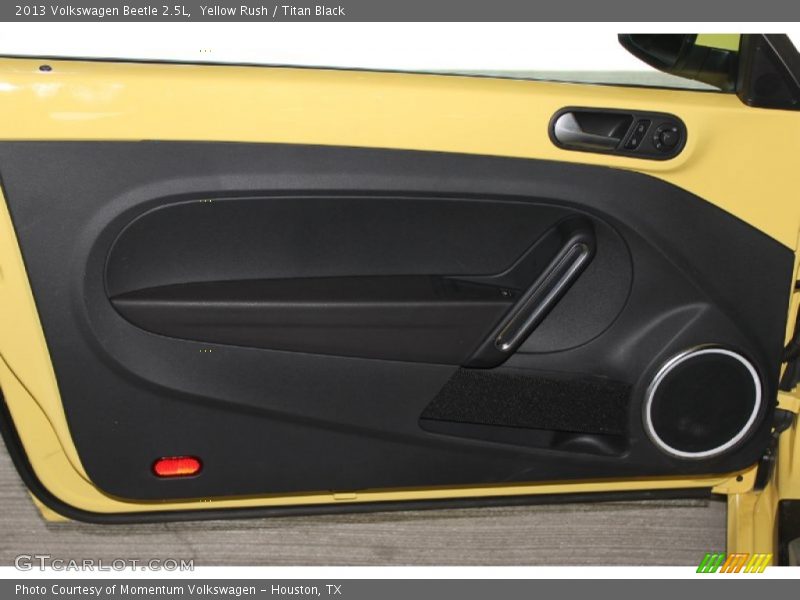 Yellow Rush / Titan Black 2013 Volkswagen Beetle 2.5L