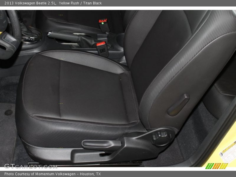 Yellow Rush / Titan Black 2013 Volkswagen Beetle 2.5L