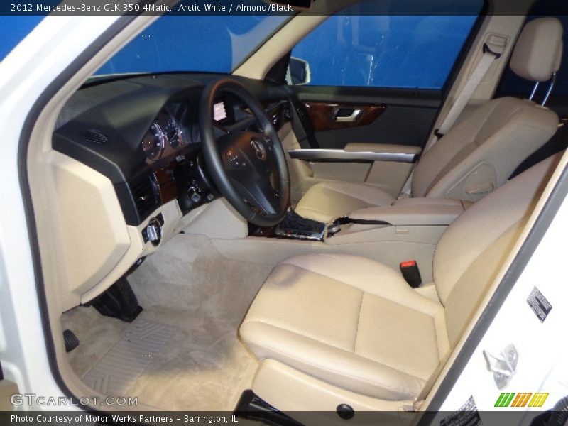 Arctic White / Almond/Black 2012 Mercedes-Benz GLK 350 4Matic