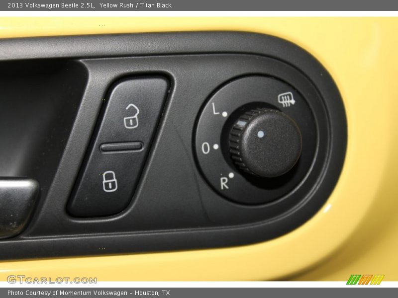 Yellow Rush / Titan Black 2013 Volkswagen Beetle 2.5L
