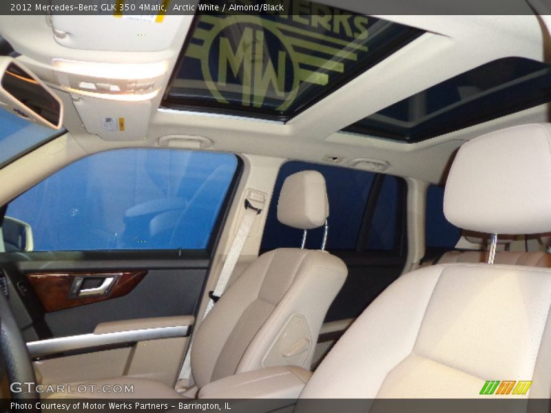 Arctic White / Almond/Black 2012 Mercedes-Benz GLK 350 4Matic