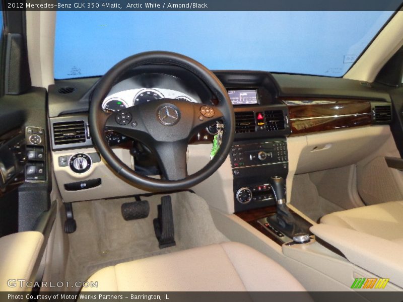 Arctic White / Almond/Black 2012 Mercedes-Benz GLK 350 4Matic