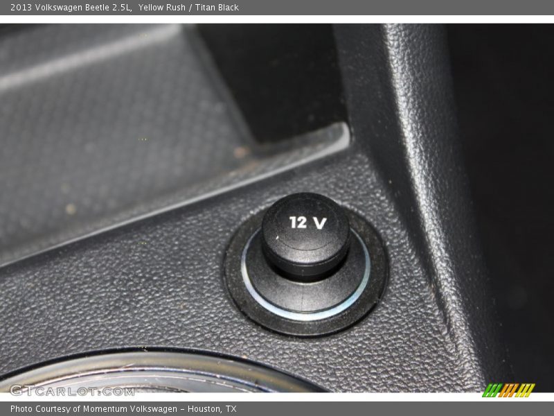Yellow Rush / Titan Black 2013 Volkswagen Beetle 2.5L