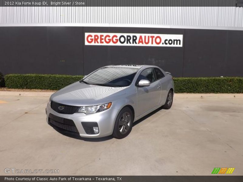 Bright Silver / Stone 2012 Kia Forte Koup EX