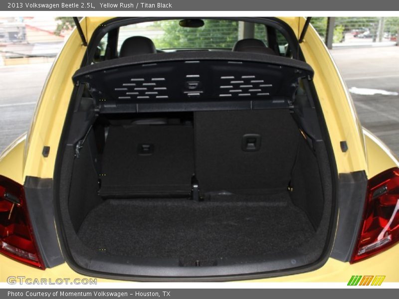 Yellow Rush / Titan Black 2013 Volkswagen Beetle 2.5L
